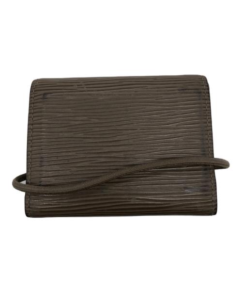 LOUIS VUITTON（ルイ ヴィトン）LOUIS VUITTON (ルイ ヴィトン) コインケース エラスティック ベージュの古着・服飾アイテム