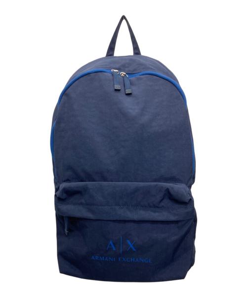 ARMANI EXCHANGE（アルマーニ エクスチェンジ）ARMANI EXCHANGE (アルマーニ エクスチェンジ) リュック ネイビー 未使用品の古着・服飾アイテム