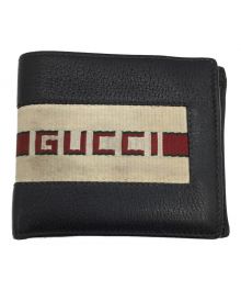 GUCCI（グッチ）の古着「2つ折り財布」｜ブラック