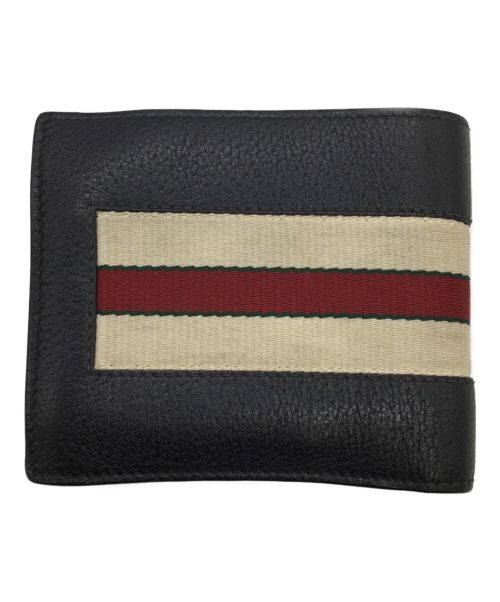 GUCCI（グッチ）GUCCI (グッチ) 2つ折り財布 ブラックの古着・服飾アイテム