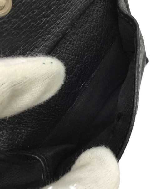 GUCCI（グッチ）GUCCI (グッチ) 2つ折り財布 ブラックの古着・服飾アイテム