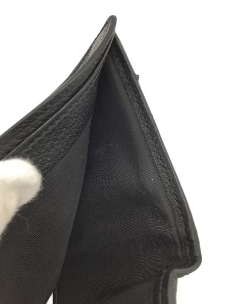 GUCCI（グッチ）GUCCI (グッチ) 2つ折り財布 ブラックの古着・服飾アイテム