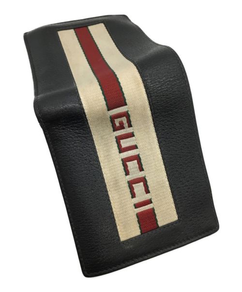 GUCCI（グッチ）GUCCI (グッチ) 2つ折り財布 ブラックの古着・服飾アイテム