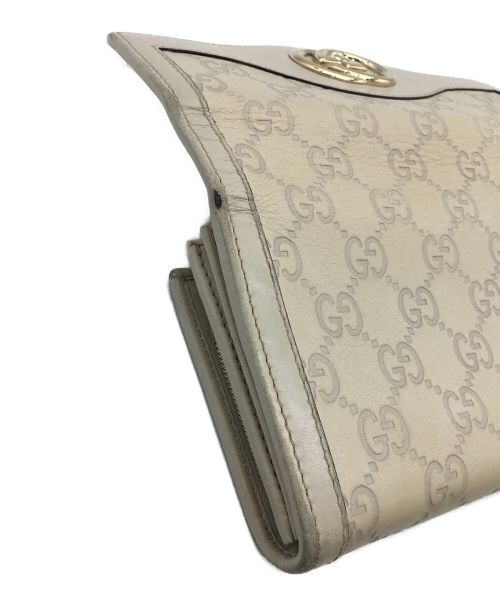 GUCCI（グッチ）GUCCI (グッチ) 長財布 ベージュの古着・服飾アイテム