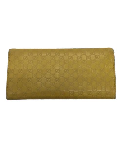 GUCCI（グッチ）GUCCI (グッチ) 長財布 イエローの古着・服飾アイテム