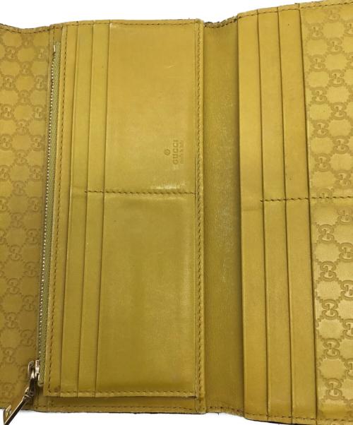 GUCCI（グッチ）GUCCI (グッチ) 長財布 イエローの古着・服飾アイテム