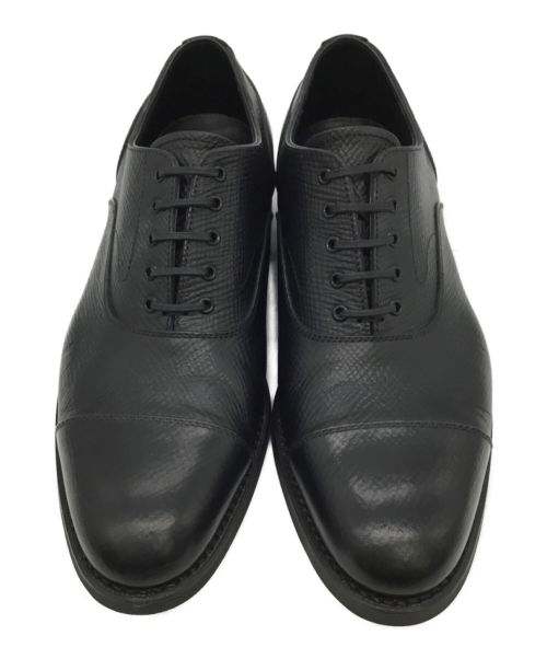 三陽山長（サンヨウヤマチョウ）三陽山長 (サンヨウヤマチョウ) ドレスシューズ　グレインストレートチップ ブラック サイズ:26.5の古着・服飾アイテム