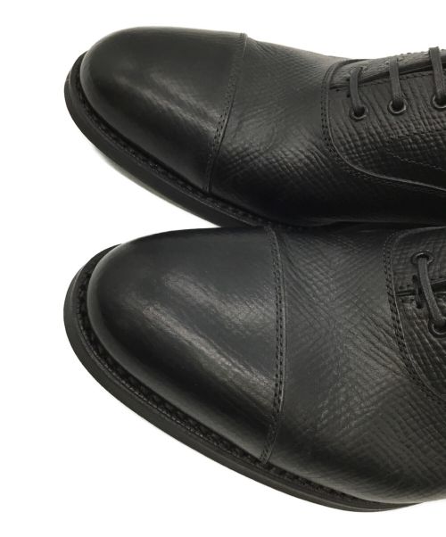 三陽山長（サンヨウヤマチョウ）三陽山長 (サンヨウヤマチョウ) ドレスシューズ　グレインストレートチップ ブラック サイズ:26.5の古着・服飾アイテム