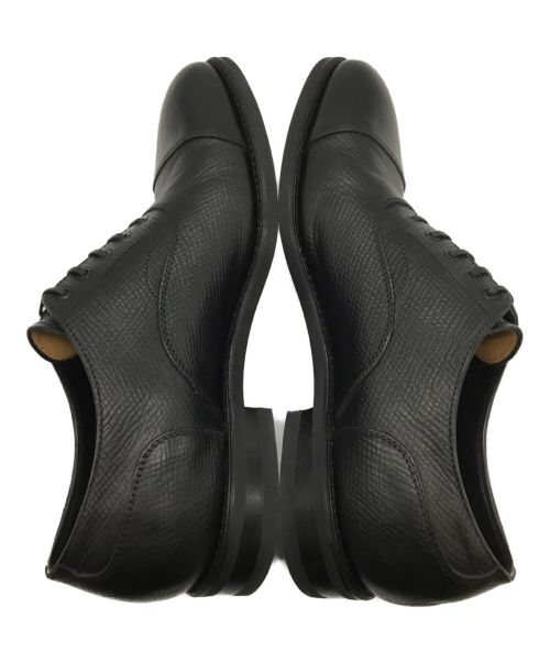 三陽山長（サンヨウヤマチョウ）三陽山長 (サンヨウヤマチョウ) ドレスシューズ　グレインストレートチップ ブラック サイズ:26.5の古着・服飾アイテム