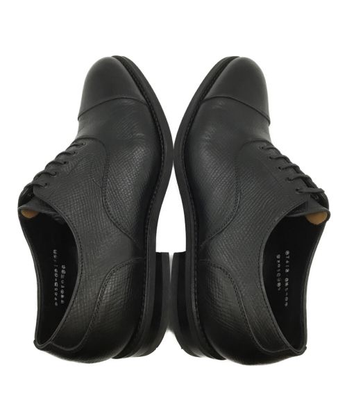 三陽山長（サンヨウヤマチョウ）三陽山長 (サンヨウヤマチョウ) ドレスシューズ　グレインストレートチップ ブラック サイズ:26.5の古着・服飾アイテム