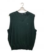 IZODアイゾッド）の古着「Vネックベスト」｜グリーン