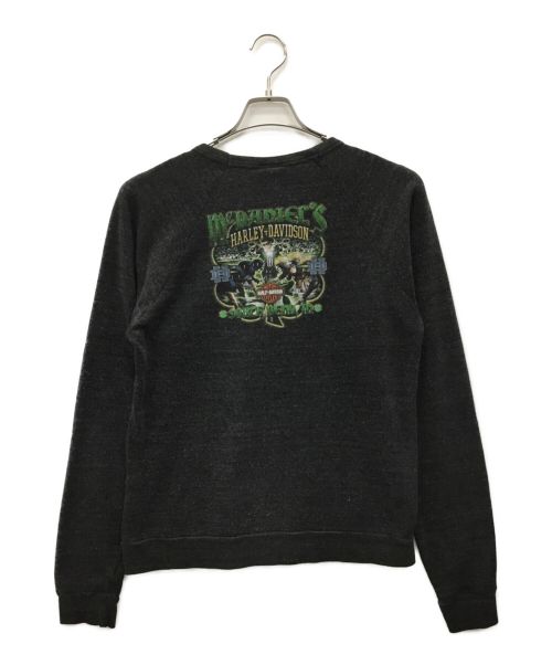 HARLEY-DAVIDSON（ハーレーダビッドソン）HARLEY-DAVIDSON (ハーレーダビッドソン) ロングスリーブカットソー グレー サイズ:MDの古着・服飾アイテム