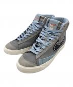 NIKEナイキ）の古着「ハイカットスニーカー」｜グレー/ブラック/ブルー