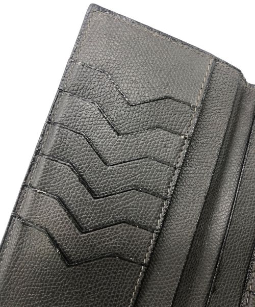 Valextra（ヴァレクストラ）Valextra (ヴァレクストラ) カードケース ブラックの古着・服飾アイテム