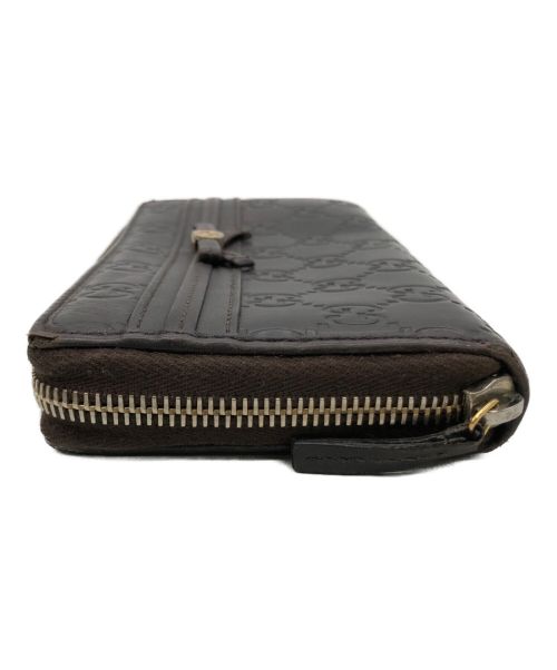 GUCCI（グッチ）GUCCI (グッチ) 長財布 ブラウンの古着・服飾アイテム