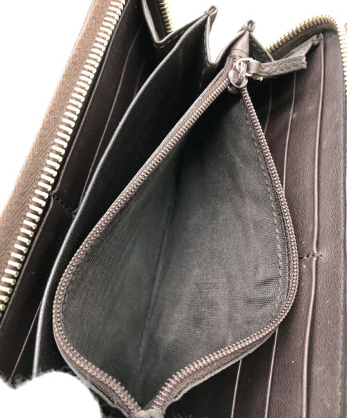 GUCCI（グッチ）GUCCI (グッチ) 長財布 ブラウンの古着・服飾アイテム