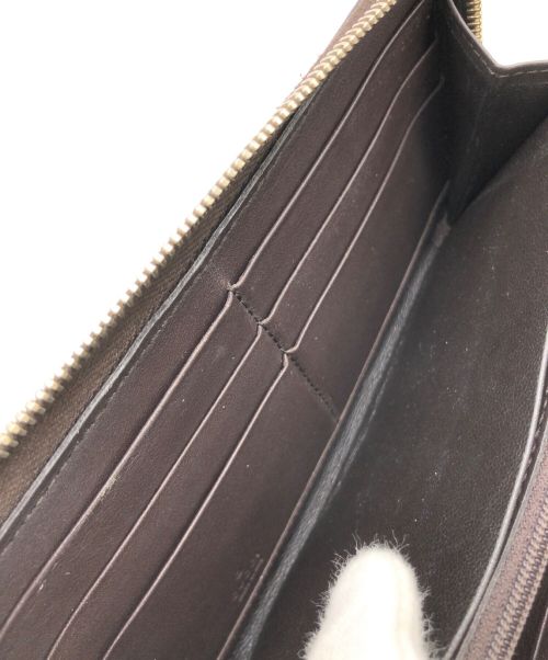 GUCCI（グッチ）GUCCI (グッチ) 長財布 ブラウンの古着・服飾アイテム