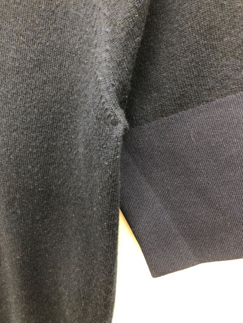 BALENCIAGA（バレンシアガ）BALENCIAGA (バレンシアガ) Vネックニットワンピース ネイビー サイズ:36の古着・服飾アイテム