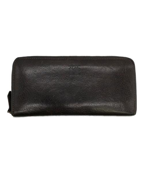 cocomeister（ココマイスター）cocomeister (ココマイスター) ラウンドファスナー長財布 ダークブラウンの古着・服飾アイテム