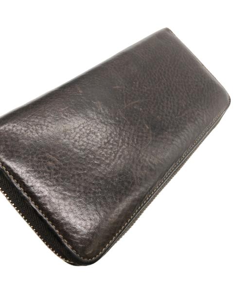 cocomeister（ココマイスター）cocomeister (ココマイスター) ラウンドファスナー長財布 ダークブラウンの古着・服飾アイテム