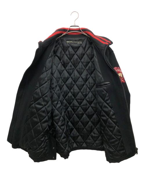 BACK CHANNEL（バックチャンネル）BACK CHANNEL (バックチャンネル) メルトンジャケット ブラック サイズ:XLの古着・服飾アイテム