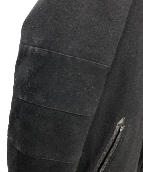 BACK CHANNEL（バックチャンネル）BACK CHANNEL (バックチャンネル) メルトンジャケット ブラック サイズ:XLの古着・服飾アイテム