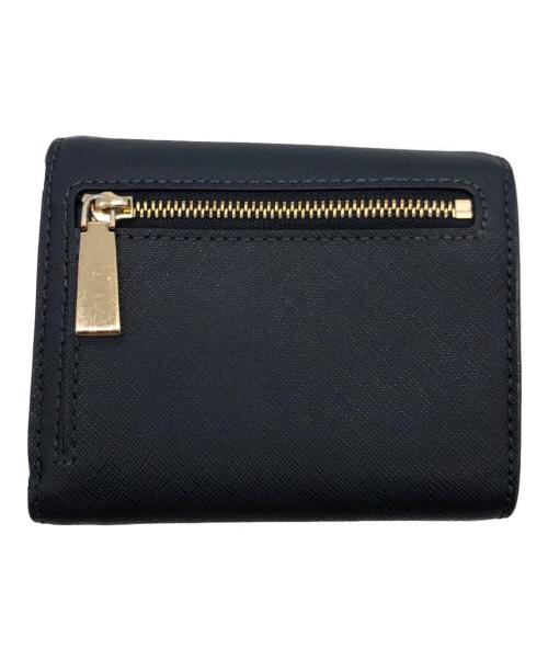 MICHAEL KORS（マイケル・コース）MICHAEL KORS (マイケルコース) 3つ折り財布 ネイビーの古着・服飾アイテム