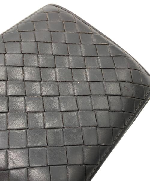 BOTTEGA VENETA（ボッテガベネタ）BOTTEGA VENETA (ボッテガベネタ) 2つ折り財布 ブラックの古着・服飾アイテム