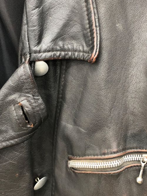 BURTON Tailored（-）BURTON Tailored (-) レザージャケット ダークブラウン サイズ:不明の古着・服飾アイテム