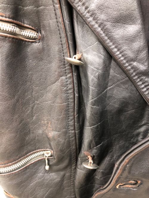 BURTON Tailored（-）BURTON Tailored (-) レザージャケット ダークブラウン サイズ:不明の古着・服飾アイテム