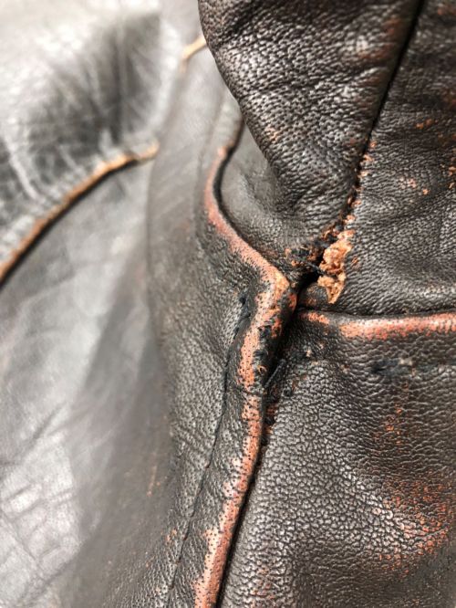 BURTON Tailored（-）BURTON Tailored (-) レザージャケット ダークブラウン サイズ:不明の古着・服飾アイテム