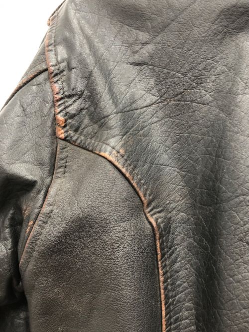 BURTON Tailored（-）BURTON Tailored (-) レザージャケット ダークブラウン サイズ:不明の古着・服飾アイテム