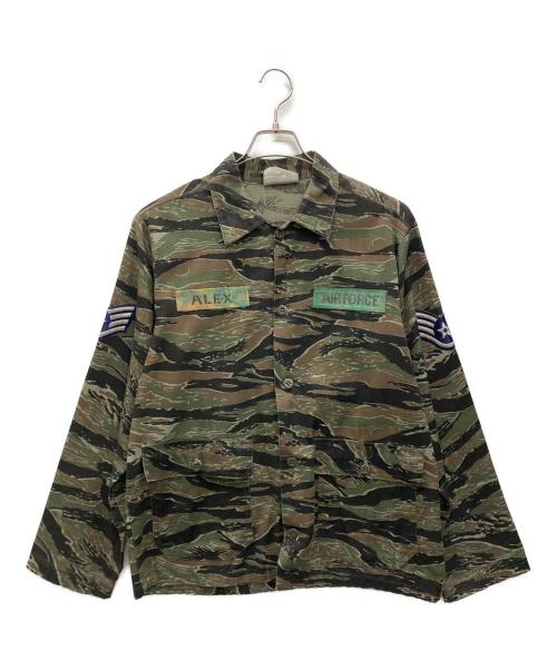 -（-）- (-) ミリタリーシャツ オリーブ サイズ:Ｍの古着・服飾アイテム