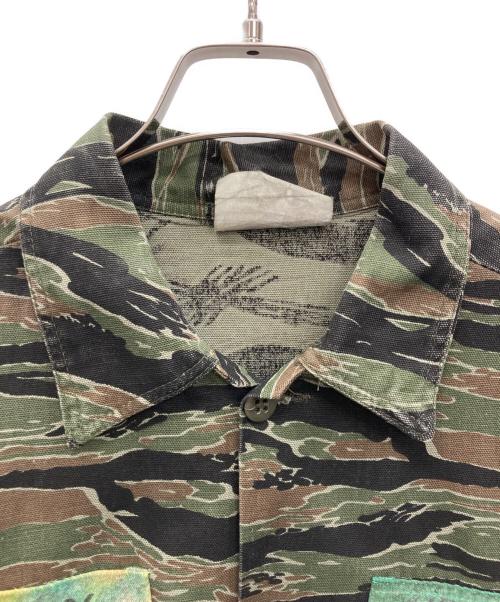 -（-）- (-) ミリタリーシャツ オリーブ サイズ:Ｍの古着・服飾アイテム