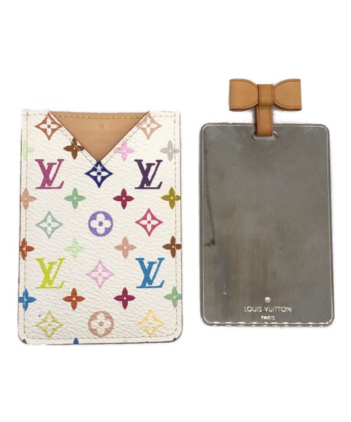 LOUIS VUITTON（ルイ ヴィトン）LOUIS VUITTON (ルイ ヴィトン) エテュイ・ミロワール ホワイトの古着・服飾アイテム