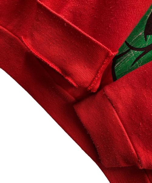 Disney&Co（ディズニー アンド カンパニー）Disney&Co (ディズニー アンド カンパニー) クルーネックスウェット レッド サイズ:実寸サイズにてご確認下さい。の古着・服飾アイテム