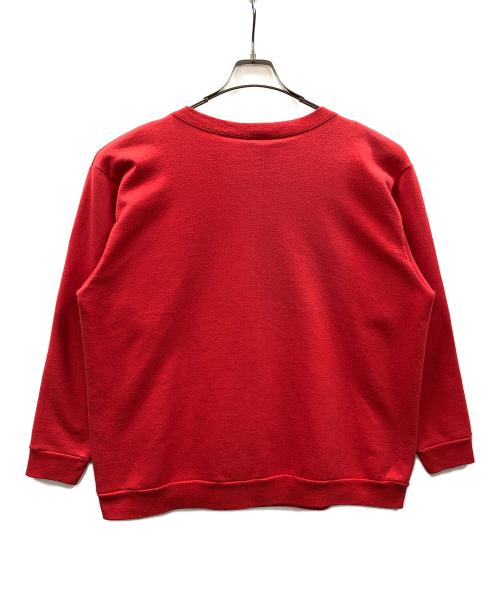 Disney&Co（ディズニー アンド カンパニー）Disney&Co (ディズニー アンド カンパニー) クルーネックスウェット レッド サイズ:実寸サイズにてご確認下さい。の古着・服飾アイテム