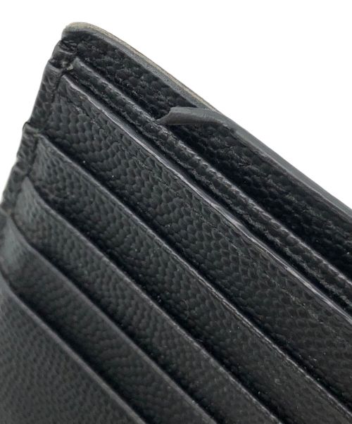 Saint Laurent Paris（サンローランパリ）Saint Laurent Paris (サンローランパリ) 2つ折り財布 ブラックの古着・服飾アイテム