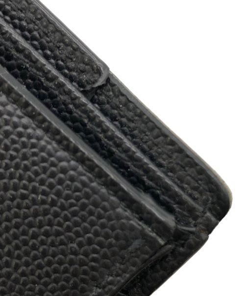 Saint Laurent Paris（サンローランパリ）Saint Laurent Paris (サンローランパリ) 2つ折り財布 ブラックの古着・服飾アイテム