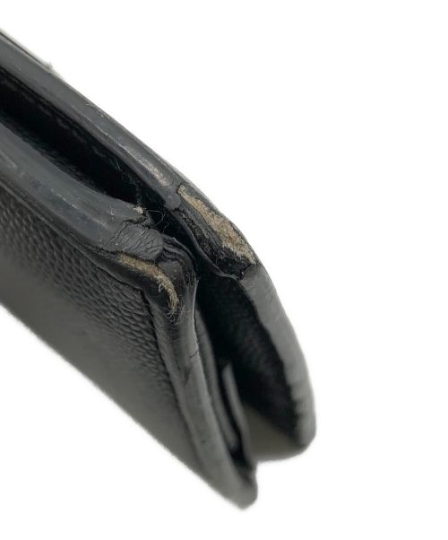 Saint Laurent Paris（サンローランパリ）Saint Laurent Paris (サンローランパリ) 2つ折り財布 ブラックの古着・服飾アイテム