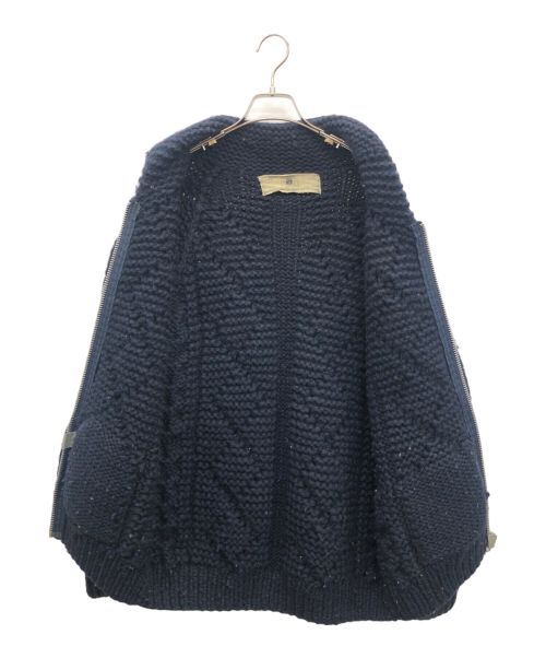 CANADIAN SWEATER（カナディアンセーター）CANADIAN SWEATER (カナディアンセーター) ニットジャケット ネイビー サイズ:38の古着・服飾アイテム