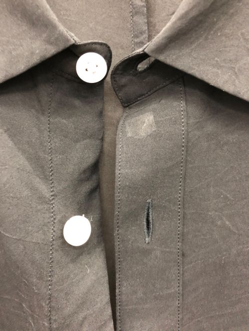 ATON（エイトン）ATON (エイトン) 京都吊り染め シルクシャツ ブラック サイズ:06の古着・服飾アイテム