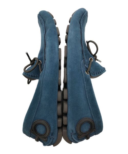 Ferragamo（フェラガモ）Ferragamo (フェラガモ) ドライビングシューズ ネイビー サイズ:26.0の古着・服飾アイテム