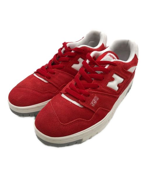 NEW BALANCE（ニューバランス）NEW BALANCE (ニューバランス) BB550VND レッド×ホワイト サイズ:26.5の古着・服飾アイテム