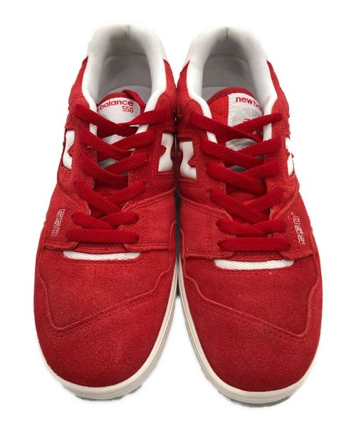 NEW BALANCE（ニューバランス）NEW BALANCE (ニューバランス) BB550VND レッド×ホワイト サイズ:26.5の古着・服飾アイテム