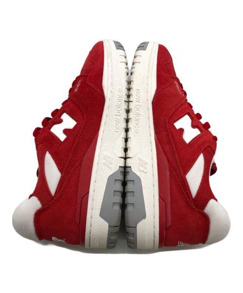 NEW BALANCE（ニューバランス）NEW BALANCE (ニューバランス) BB550VND レッド×ホワイト サイズ:26.5の古着・服飾アイテム