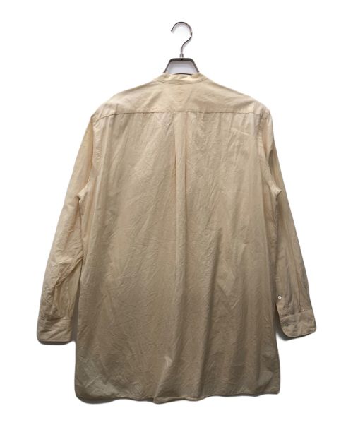 COMOLI（コモリ）COMOLI (コモリ) ノーカラーシャツ ベージュ サイズ:2の古着・服飾アイテム