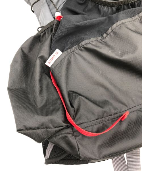 GOSSAMER GEAR（ゴッサマーギア）GOSSAMER GEAR (ゴッサマーギア) KUMO36 ブラック×グレー サイズ:Sの古着・服飾アイテム