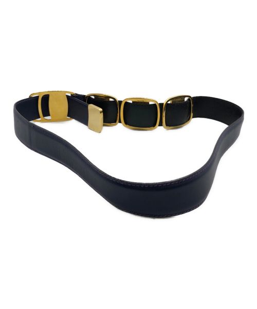 Salvatore Ferragamo（サルヴァトーレ フェラガモ）Salvatore Ferragamo (サルヴァトーレ フェラガモ) ベルト ネイビーの古着・服飾アイテム