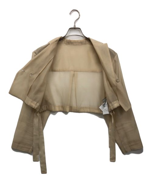 CELFORD（セルフォード）CELFORD (セルフォード) シアーショートジャケット ベージュ サイズ:1の古着・服飾アイテム